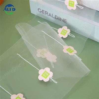 Возобновляемая пленка для чайных пакетиков в форме пирамиды с этикеткой и веревкой