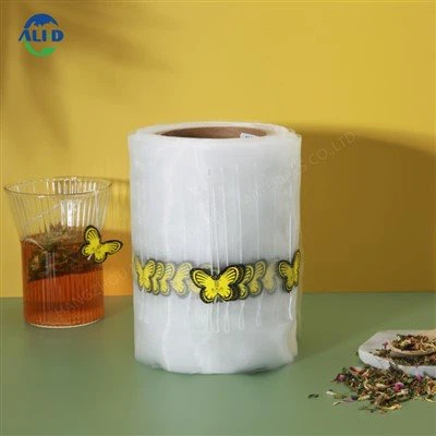 Пирамиды, нейлоновая сетка, треугольный чайный пакетик, упаковочная сумка, рулон пленки с веревкой и биркой